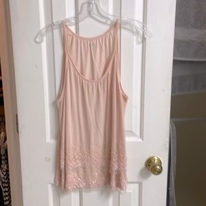 So romantic! Peachy pink top